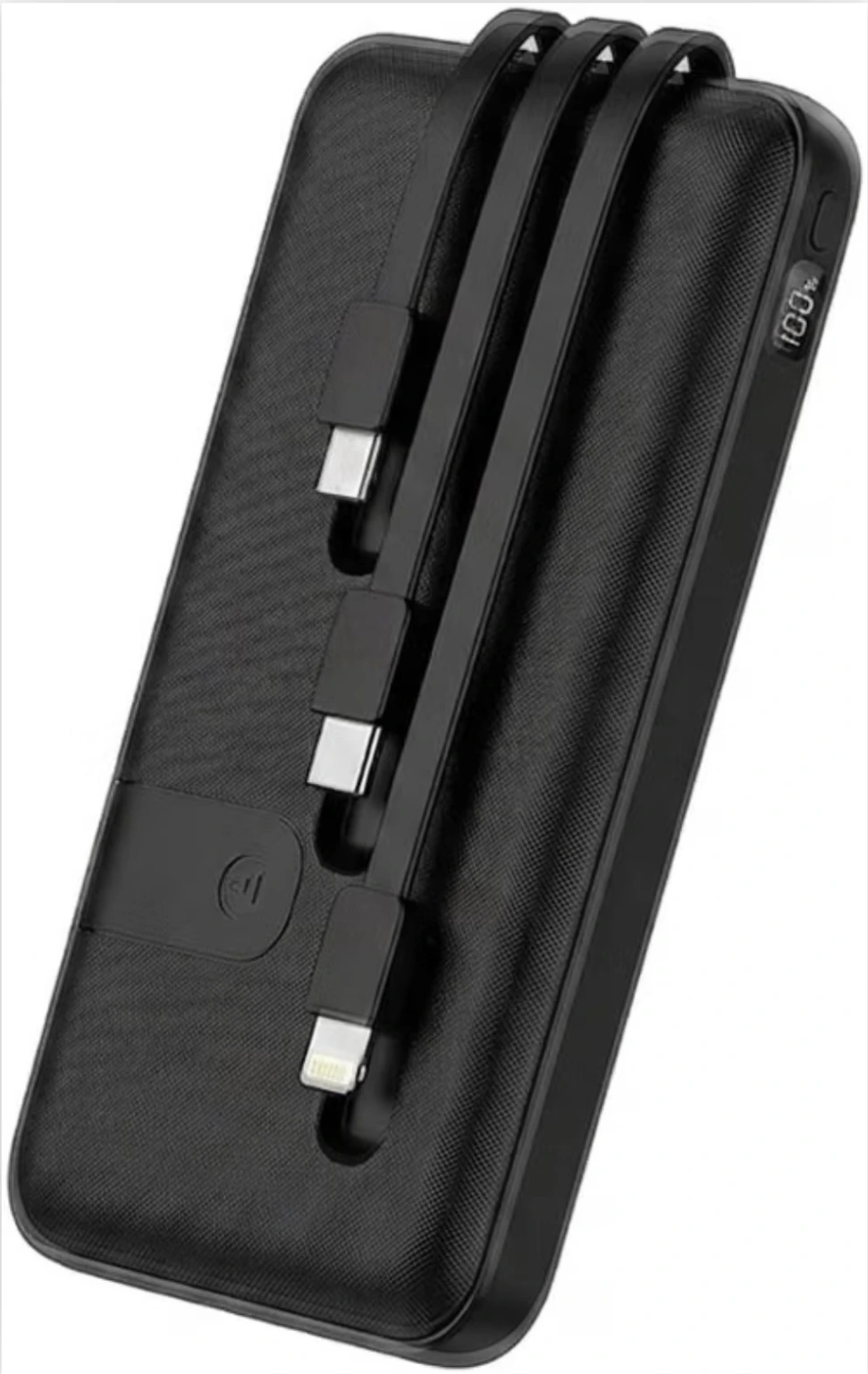 Power Bank com Cabos Integrados 10000mAh